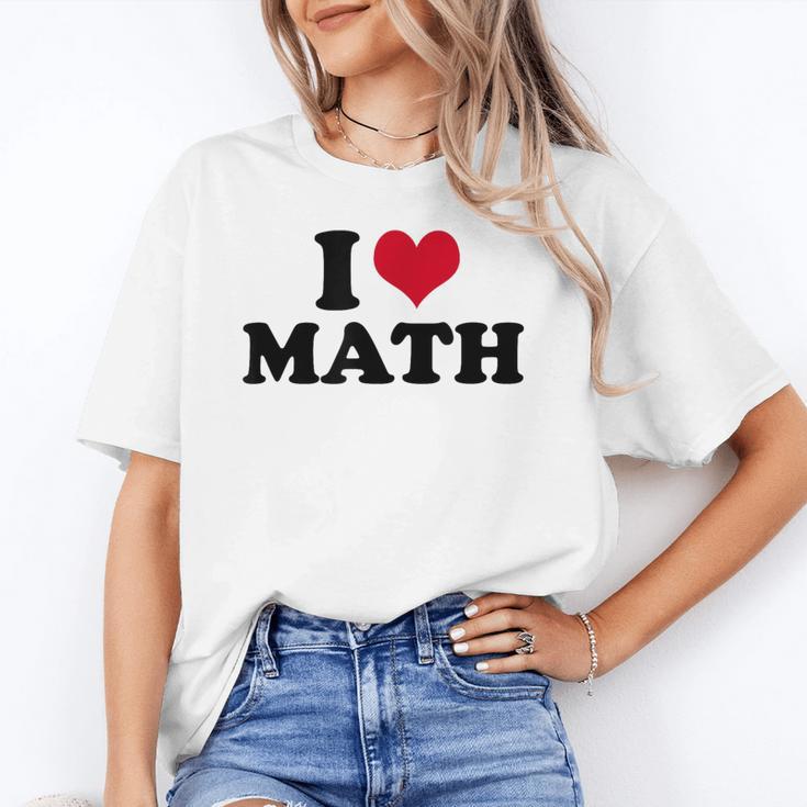 I Love Math Teacher Unisex T-Shirt, funny gift I Love Math Teacher Unisex T-Shirt, funny gift