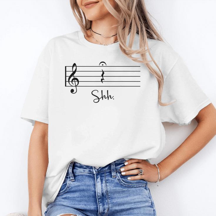 Music Notes Shirt Shh Quarter Fermata Teacher Unisex T-Shirt, funny gift Music Notes Shirt Shh Quarter Fermata Teacher Unisex T-Shirt, funny gift