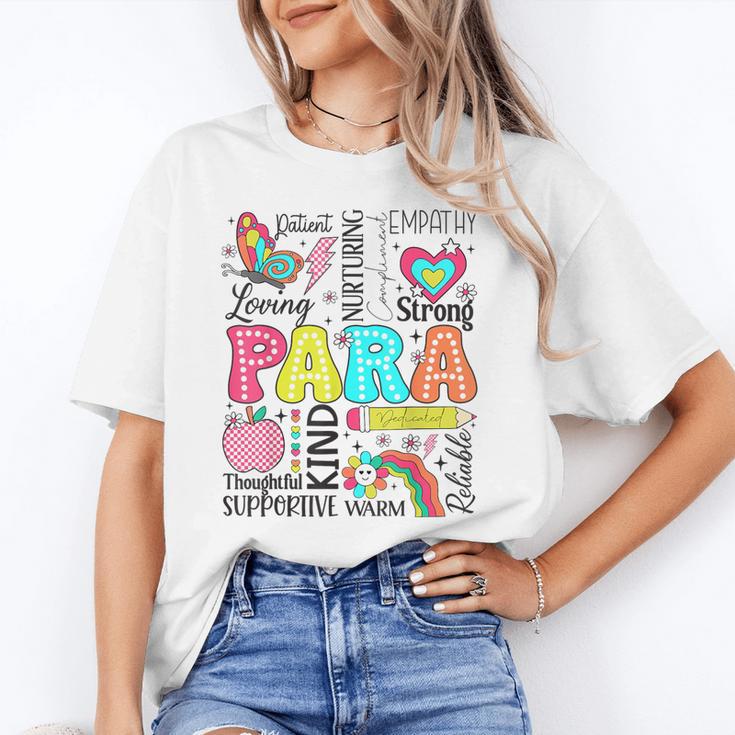 Para Paraprofessional Paraeducator Teacher Back To School Unisex T-Shirt, funny gift