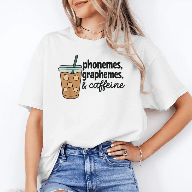 Phonemes Graphemes And Caffeine Coffee Teacher Appreciation Unisex T-Shirt, funny gift Phonemes Graphemes And Caffeine Coffee Teacher Appreciation Unisex T-Shirt, funny gift