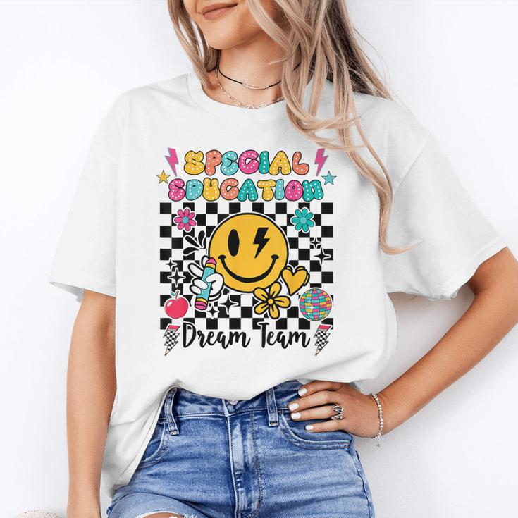 Retro Special Education Squad Groovy Dream Team Teacher Unisex T-Shirt, Groovy Teacher Shirts, funny gift Retro Special Education Squad Groovy Dream Team Teacher Unisex T-Shirt, Groovy Teacher Shirts, funny gift