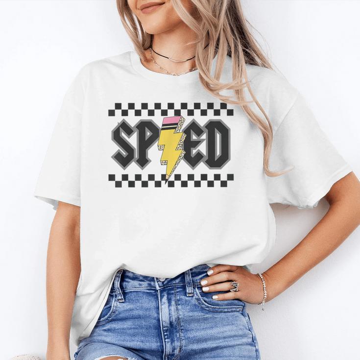 Retro SPED Teacher Pencil Lightning Bolt Back To School Unisex T-Shirt, funny gift Retro SPED Teacher Pencil Lightning Bolt Back To School Unisex T-Shirt, funny gift