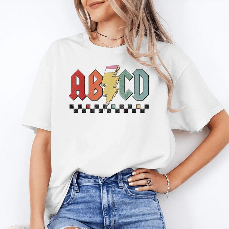 Rock Abcd Back To School Abcd Preschool Teacher Appreciation Unisex T-Shirt, funny gift Rock Abcd Back To School Abcd Preschool Teacher Appreciation Unisex T-Shirt, funny gift
