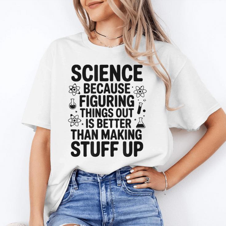Science Because Figuring Things Out Teacher Scientific Adult Unisex T-Shirt, Science Teacher Shirts, funny gift