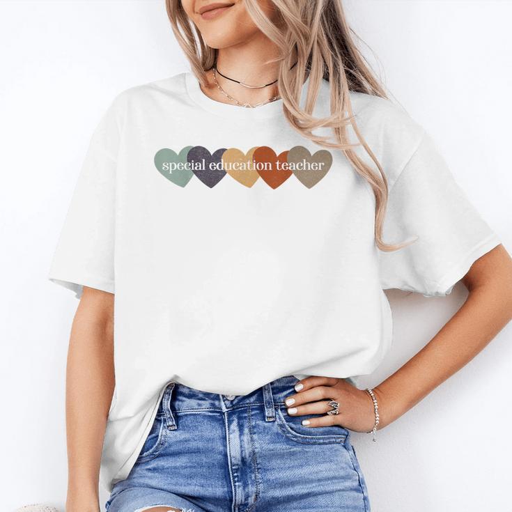 Special Education Teacher Heart Back To School Teach Rainbow Men Women Girls Kids Unisex T-Shirt, funny gift