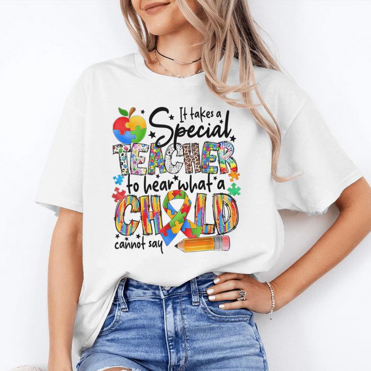 It Takes A Special Teacher To Hear What A Child Cannot Say Unisex T-Shirt, funny gift It Takes A Special Teacher To Hear What A Child Cannot Say Unisex T-Shirt, funny gift
