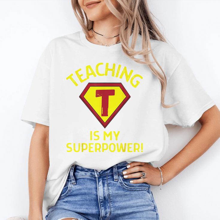 Teaching Is My Superpower Fun Elementary Teacher 1st Grade Unisex T-Shirt, funny gift Teaching Is My Superpower Fun Elementary Teacher 1st Grade Unisex T-Shirt, funny gift