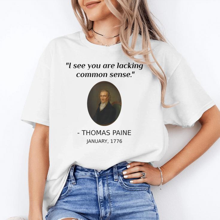 Thomas Paine Common Sense USA History Teacher Student Unisex T-Shirt, History Teacher Shirts, funny gift Thomas Paine Common Sense USA History Teacher Student Unisex T-Shirt, History Teacher Shirts, funny gift