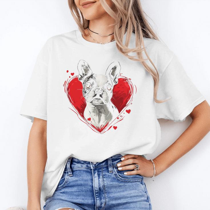 Valentine's Day Boston Terrier Dog Unisex T-Shirt, funny gift