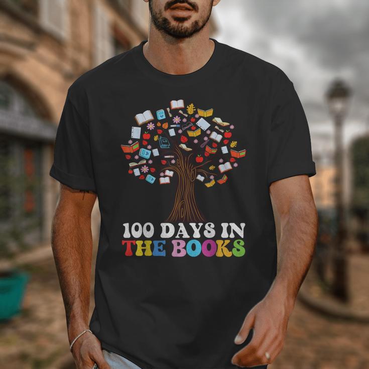 100 Days In The Books Reading Teacher 100th Day Of School Unisex T-Shirt, funny design 100 Days In The Books Reading Teacher 100th Day Of School Unisex T-Shirt, funny design