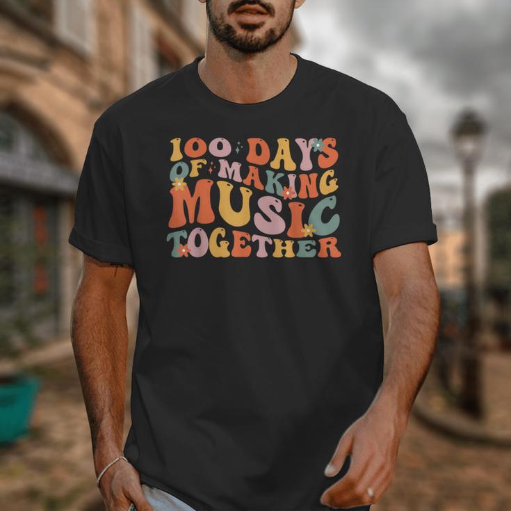 100 Days Of School Music Teacher Unisex T-Shirt, funny design