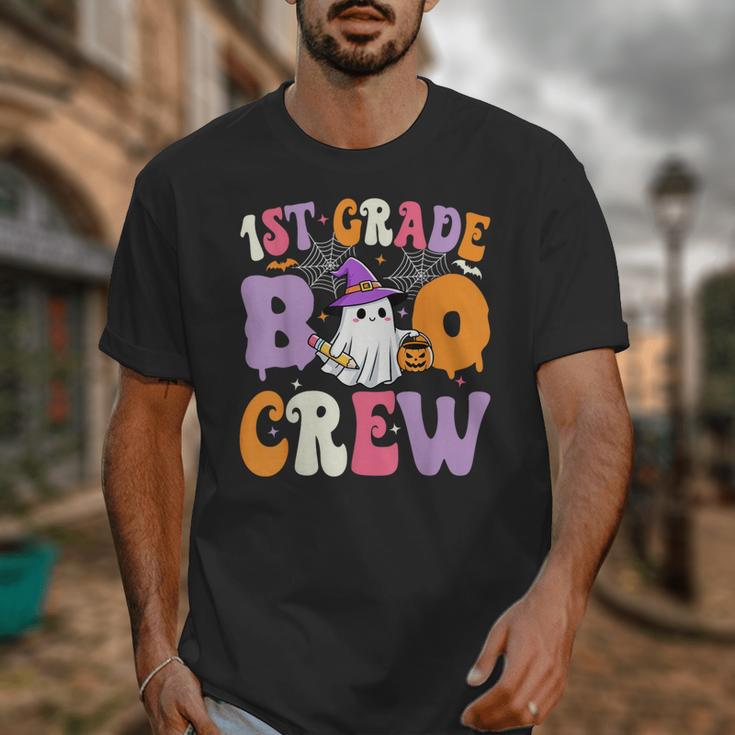 1st Grade Boo Crew Spooky First Grade Halloween Teacher Unisex T-Shirt, First Grade Teacher Gifts, funny design 1st Grade Boo Crew Spooky First Grade Halloween Teacher Unisex T-Shirt, First Grade Teacher Gifts, funny design