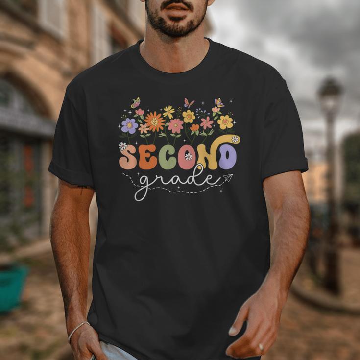 2nd Second Grade Teacher Wildflower Back To School Floral Unisex T-Shirt, 2nd Grade Teacher Gifts, funny design 2nd Second Grade Teacher Wildflower Back To School Floral Unisex T-Shirt, 2nd Grade Teacher Gifts, funny design