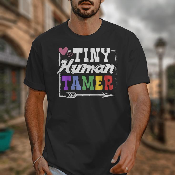 4 Teachers Or Parents Tiny Human Tamer Tee T-Shirt Unisex T-Shirt, funny design