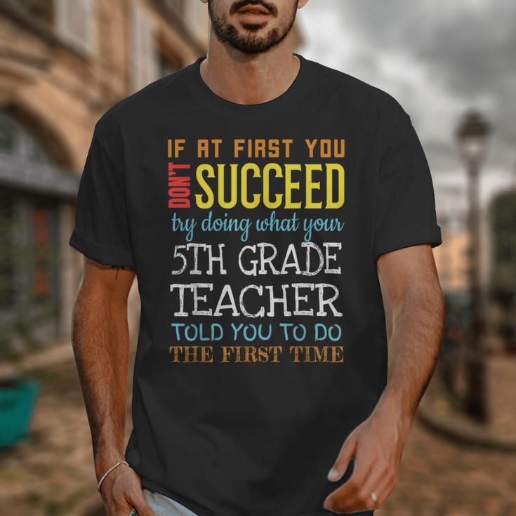 5th Grade Teacher Appreciation Unisex T-Shirt, funny design