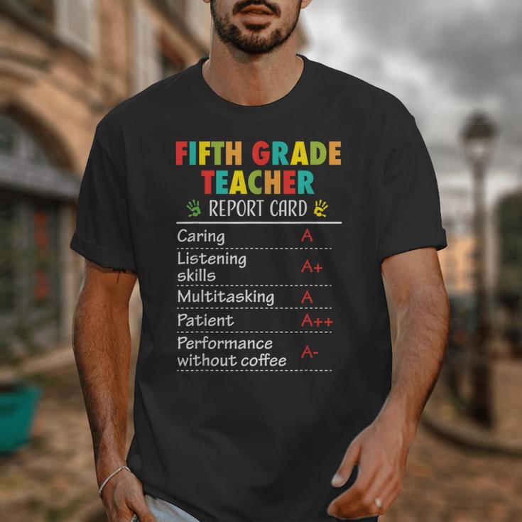 5th Grade Teacher Report Card Appreciation Men Women Unisex T-Shirt, funny design 5th Grade Teacher Report Card Appreciation Men Women Unisex T-Shirt, funny design