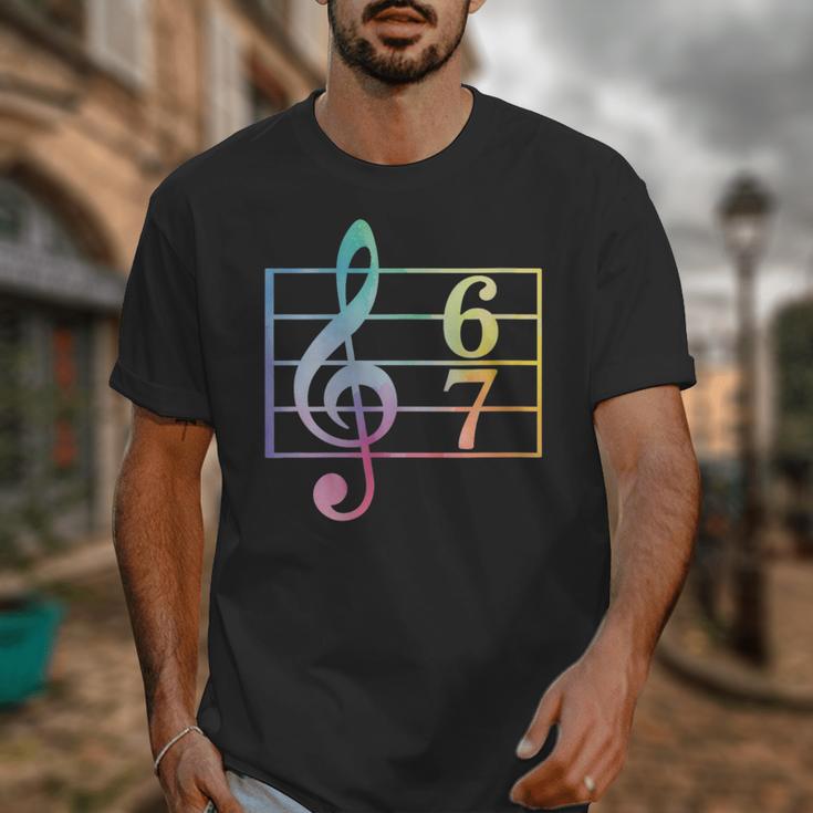 67 Music Meme Slang Six Seven Music Teacher Musician Unisex T-Shirt, funny design 67 Music Meme Slang Six Seven Music Teacher Musician Unisex T-Shirt, funny design