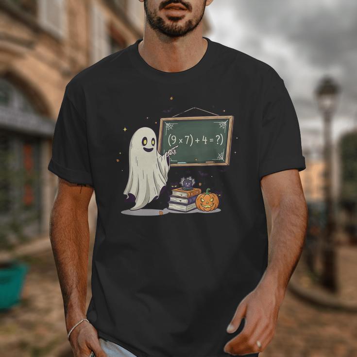 67 Teacher Halloween Ghost Six Seven Meme Math Joke Unisex T-Shirt, funny design 67 Teacher Halloween Ghost Six Seven Meme Math Joke Unisex T-Shirt, funny design