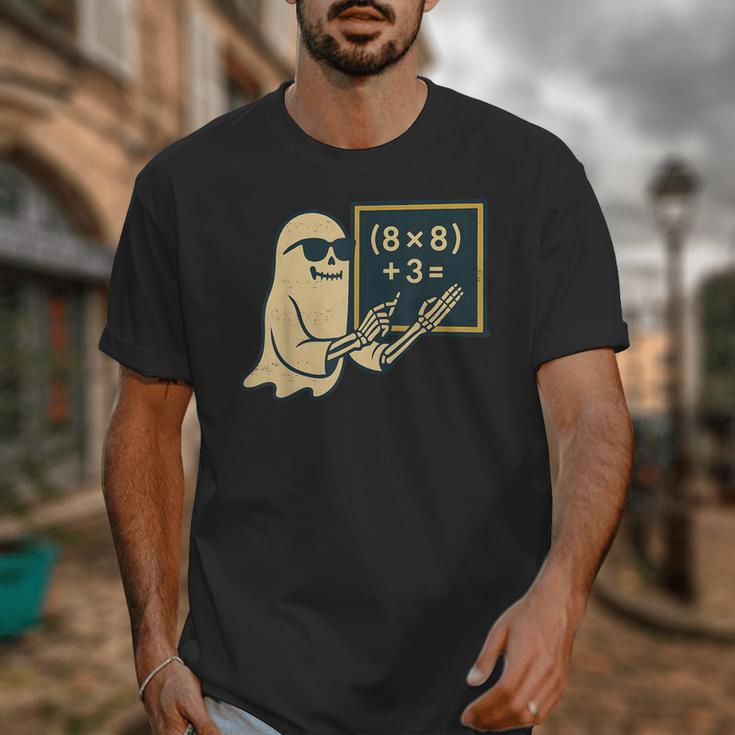 67 Teacher Halloween Skeleton Ghost Six Seven Meme Math Unisex T-Shirt, funny design 67 Teacher Halloween Skeleton Ghost Six Seven Meme Math Unisex T-Shirt, funny design