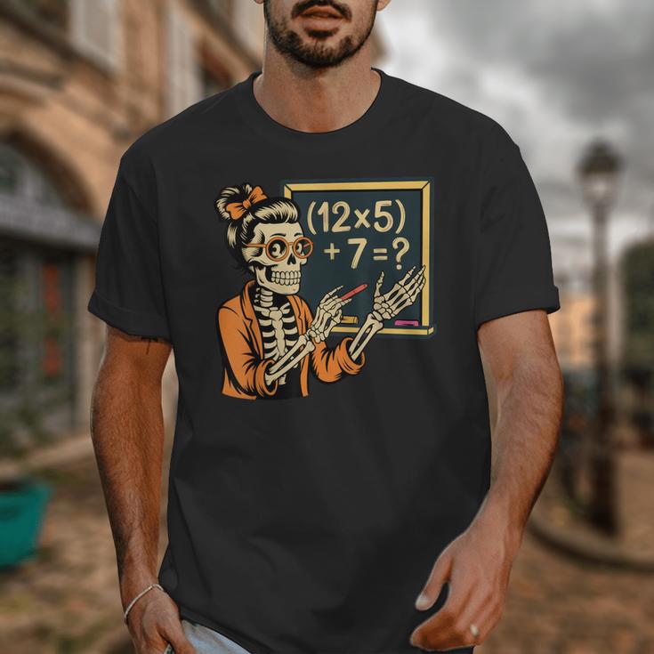 67 Teacher Halloween Skeleton Unisex T-Shirt, funny design 67 Teacher Halloween Skeleton Unisex T-Shirt, funny design