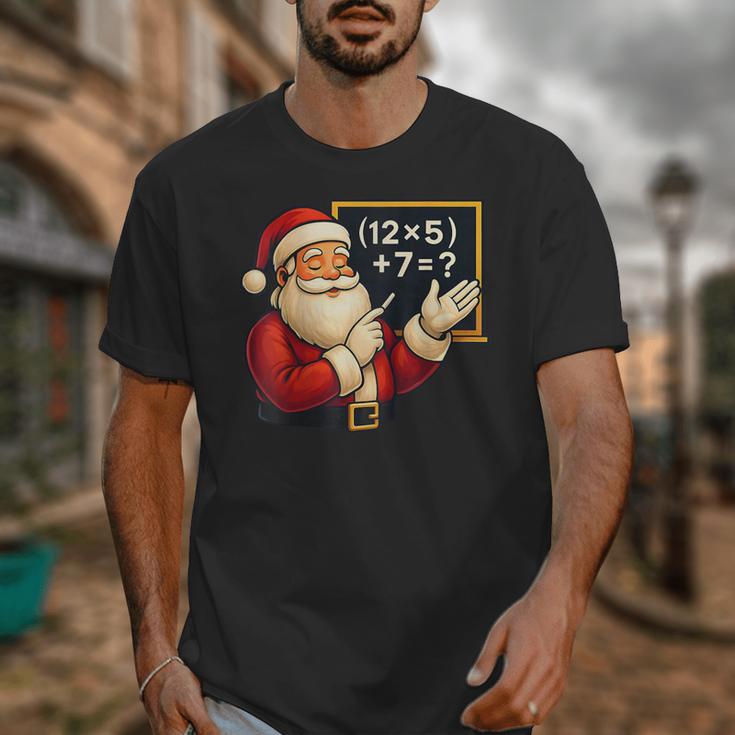 67 Teacher Santa Christmas Six Seven Meme Math Xmas Unisex T-Shirt, funny design