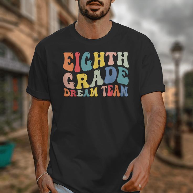 8th Grade Dream Team Teachers Boys Kids Retro Back To School Unisex T-Shirt, funny design 8th Grade Dream Team Teachers Boys Kids Retro Back To School Unisex T-Shirt, funny design