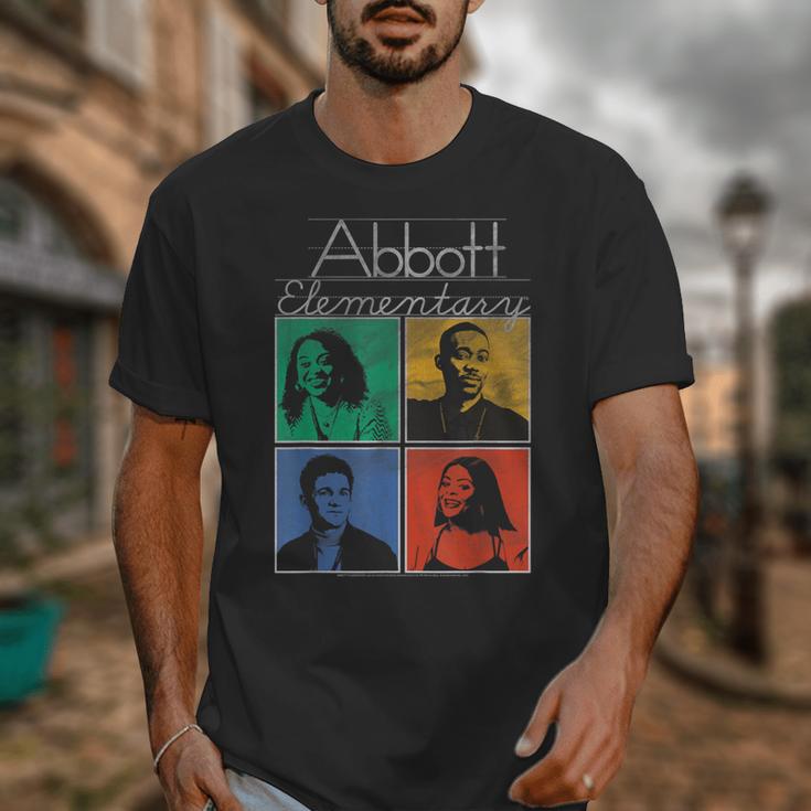 Abbott Elementary Colorful Pop Art Teachers TV Show Unisex T-Shirt, funny design Abbott Elementary Colorful Pop Art Teachers TV Show Unisex T-Shirt, funny design
