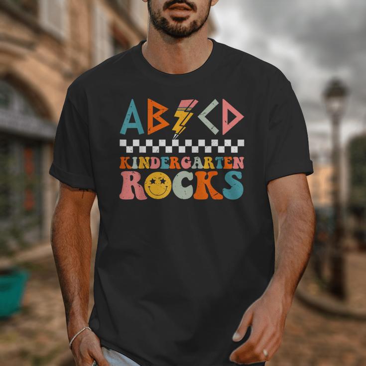 ABCD Kindergarten Rocks Back To School Teacher Kindergarten Unisex T-Shirt, funny design ABCD Kindergarten Rocks Back To School Teacher Kindergarten Unisex T-Shirt, funny design