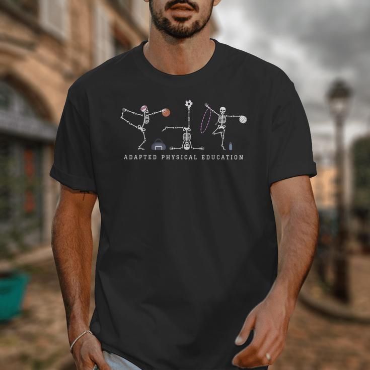 Adapted Physical Education Teacher Skeleton Sports Phys Ed Unisex T-Shirt, funny design