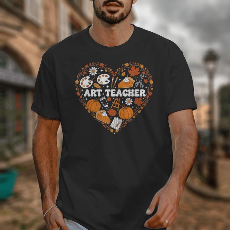 Art Teacher Heart Autumn Thanksgiving Kids Unisex T-Shirt, funny design Art Teacher Heart Autumn Thanksgiving Kids Unisex T-Shirt, funny design