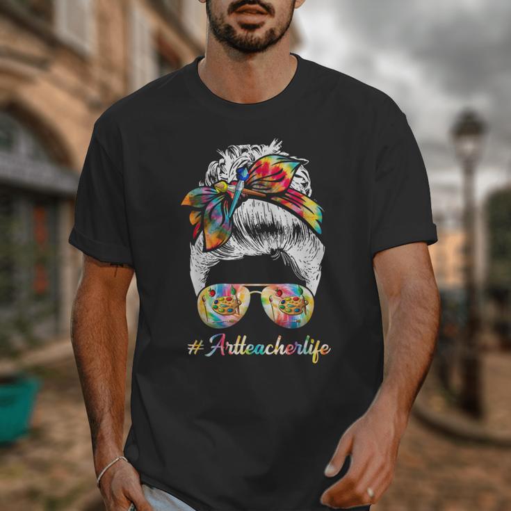Art Teacher Life Messy Bun Back To School Art Teacher Unisex T-Shirt, funny design Art Teacher Life Messy Bun Back To School Art Teacher Unisex T-Shirt, funny design