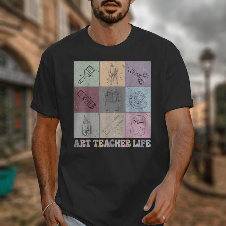 Art Teacher Life Retro Groovy Teaching Future Artists Unisex T-Shirt, Future Teacher Gifts, Groovy Teacher Gifts, funny design Art Teacher Life Retro Groovy Teaching Future Artists Unisex T-Shirt, Future Teacher Gifts, Groovy Teacher Gifts, funny design