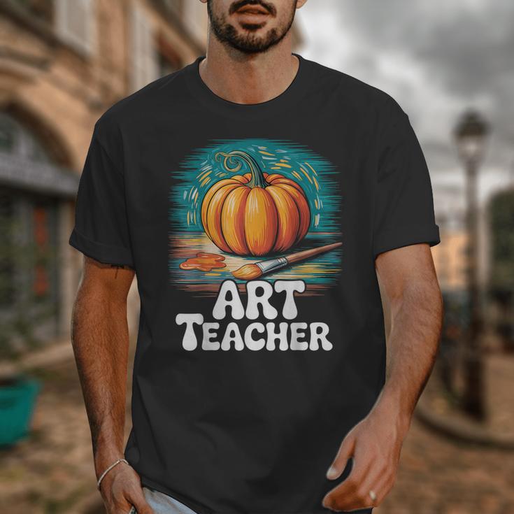 Art Teacher Pumpkin Painting Halloween Costume Unisex T-Shirt, funny design Art Teacher Pumpkin Painting Halloween Costume Unisex T-Shirt, funny design