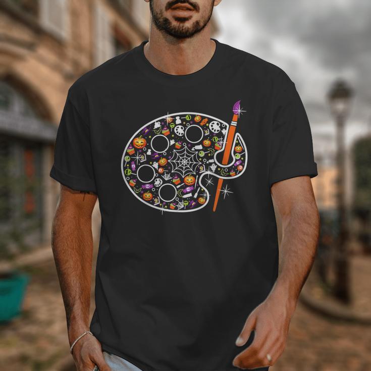 Art Teacher Pumpkin Scary Halloween Costume Men Women Unisex T-Shirt, funny design