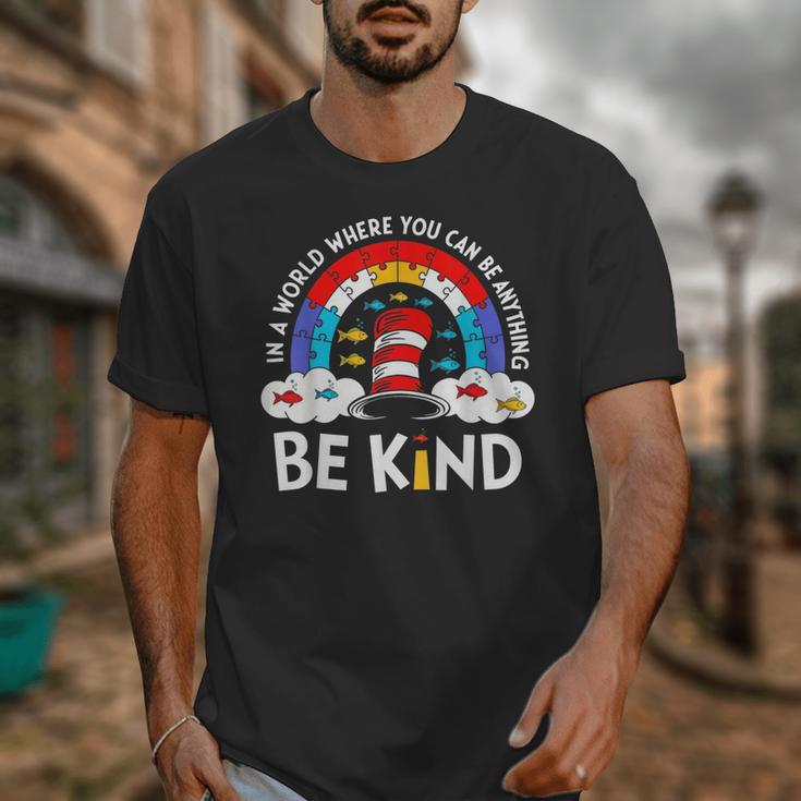 Autism Awareness For Teacher Why Fit In Doctor Cat Hat Cool Unisex T-Shirt, funny design