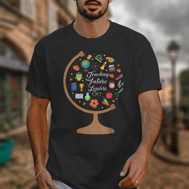 Awesome Teachers T Shirt Teaching Future Leaders Globe For Men Women Unisex T-Shirt, funny design Awesome Teachers T Shirt Teaching Future Leaders Globe For Men Women Unisex T-Shirt, funny design