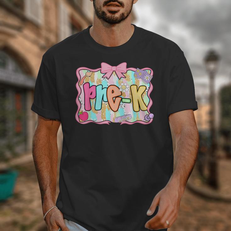Back To School Pre-K Preppy Teacher Girl Unisex T-Shirt, funny design Back To School Pre-K Preppy Teacher Girl Unisex T-Shirt, funny design