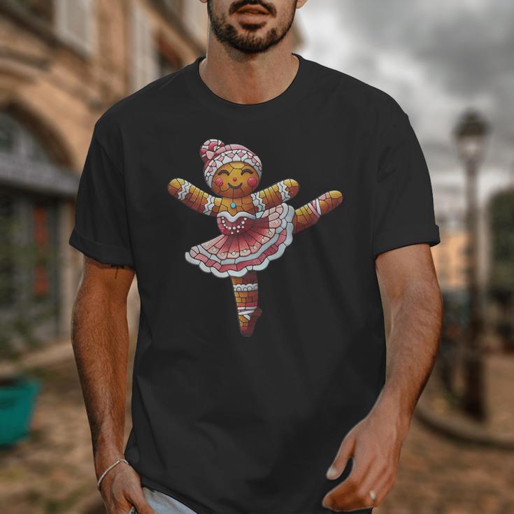 Ballet Dancer Gingerbread Christmas Dance Teacher Girl Women Unisex T-Shirt, funny design