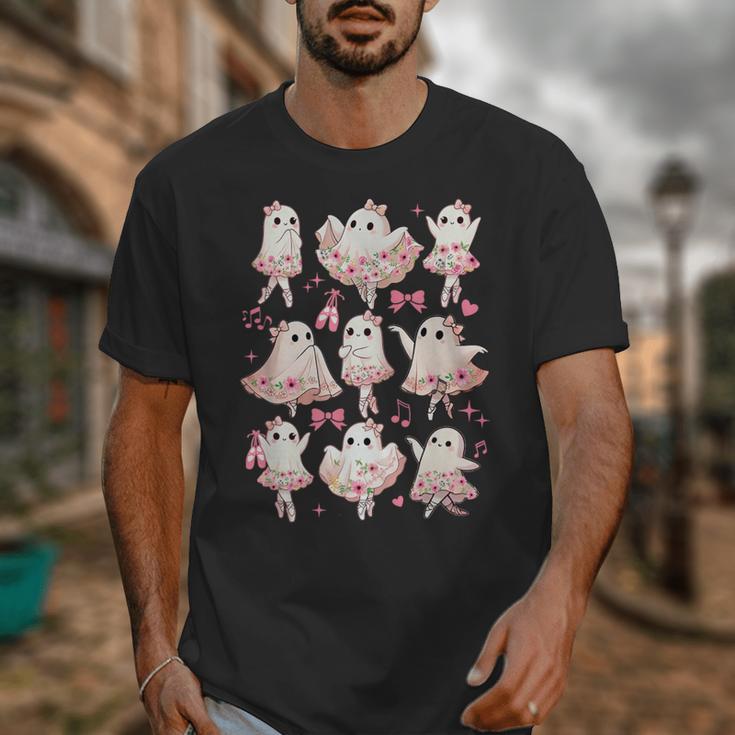 Ballet Ghost Ballet Dancer Spooky Dance Halloween Teacher Unisex T-Shirt, funny design