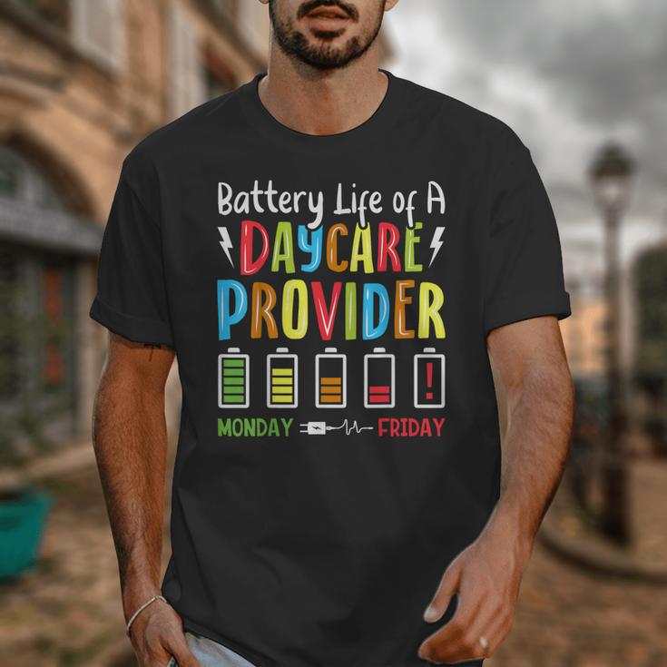 Battery Life Of Daycare Provider Childcare Teacher Unisex T-Shirt, funny design Battery Life Of Daycare Provider Childcare Teacher Unisex T-Shirt, funny design