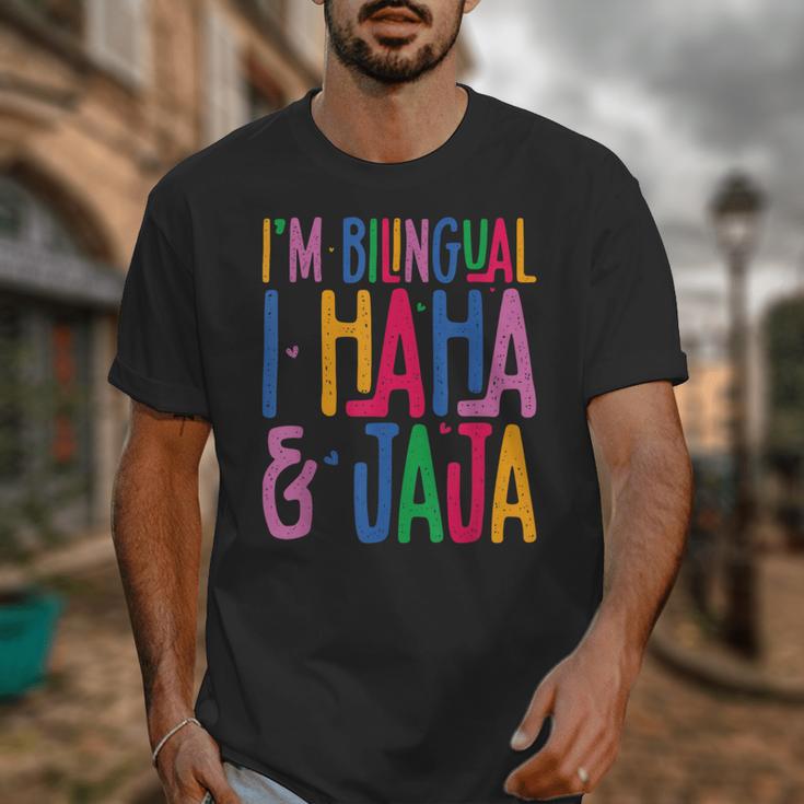 I Am Bilingual I Haha And Jaja Latina Latino Spanish Teacher Unisex T-Shirt, funny design I Am Bilingual I Haha And Jaja Latina Latino Spanish Teacher Unisex T-Shirt, funny design