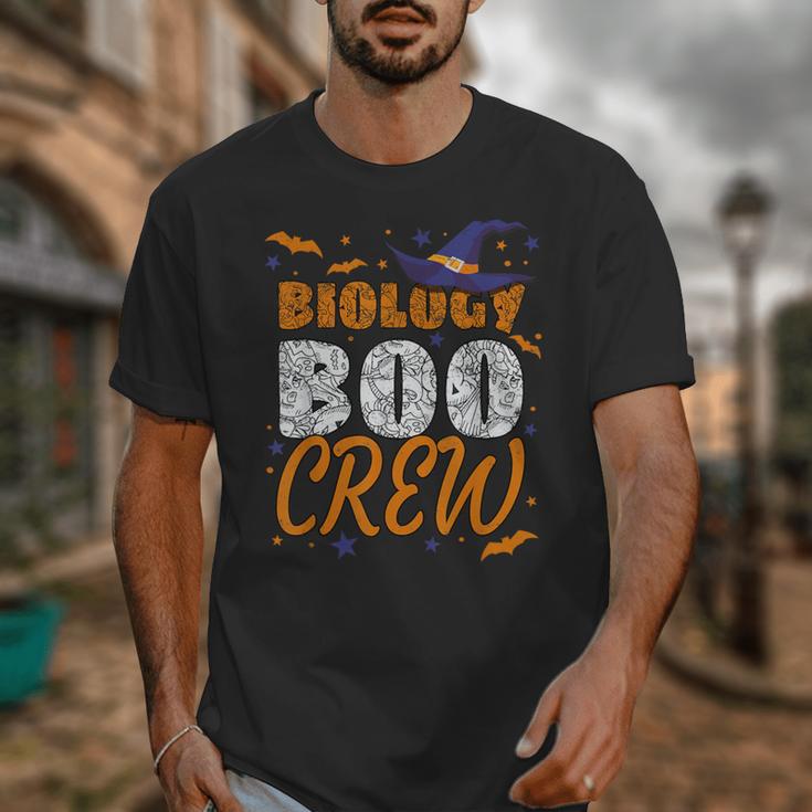 Biology Boo Crew Halloween Biology Teacher Matching For Men Women Kids Unisex T-Shirt, funny design