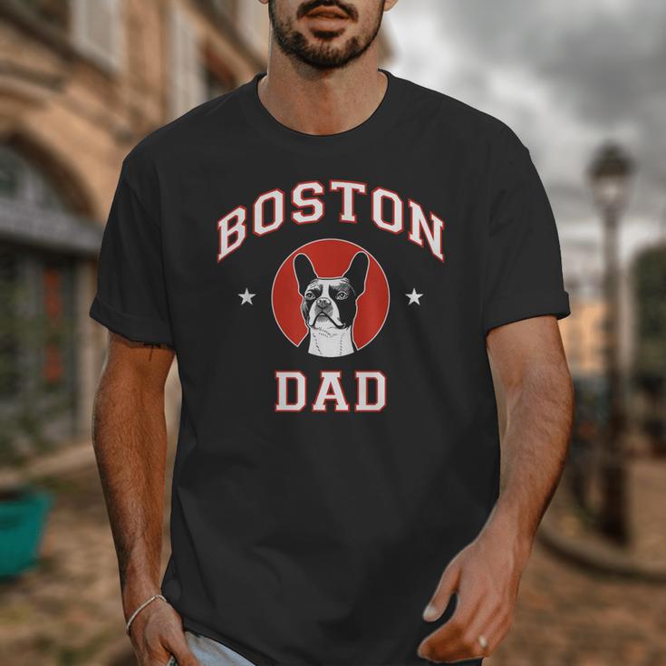 Boston Terrier Dad Dog Father For Men Women Kids Unisex T-Shirt, Couple Gifts, Boston Terrier Dad Gifts, funny design