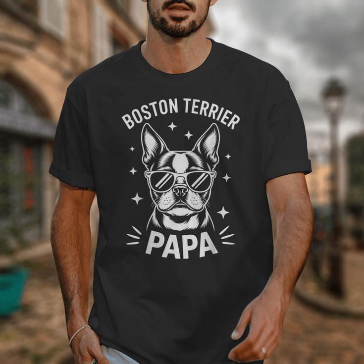 Boston Terrier Dad Boston Terrier Unisex T-Shirt, Couple Gifts, Boston Terrier Dad Gifts, funny design