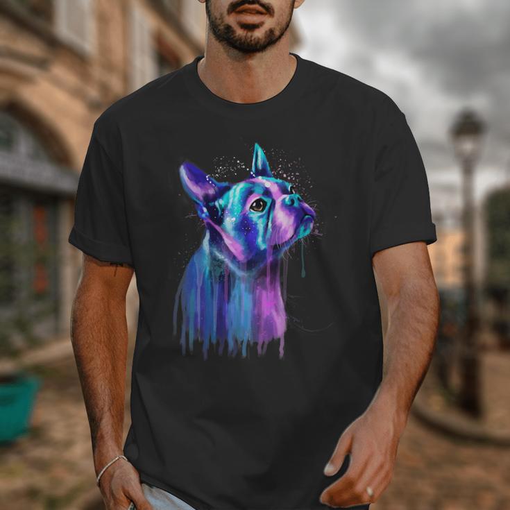 Boston Terrier Dog For a Boston Terrier Mom Unisex T-Shirt, Couple Gifts, Mom Gifts, Boston Terrier Mom Gifts, funny design