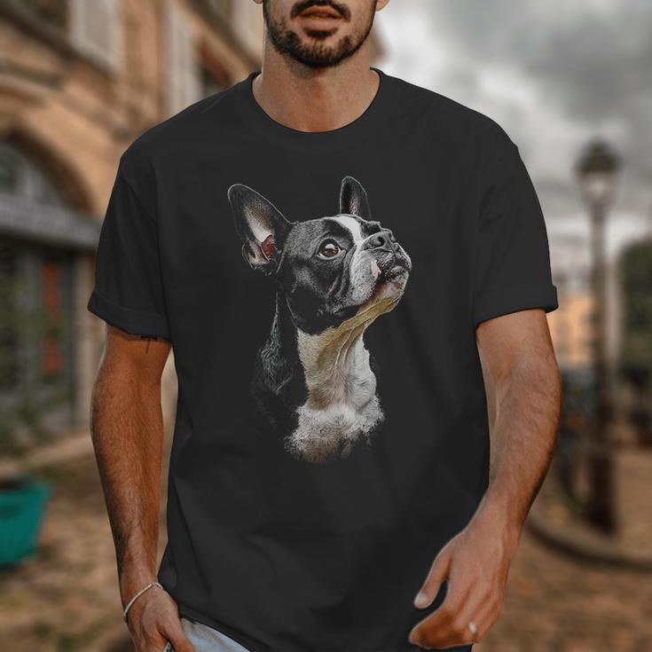 Boston Terrier Dog Graphic Pet Art Boston Terrier For Men Women Kids Unisex T-Shirt, funny design