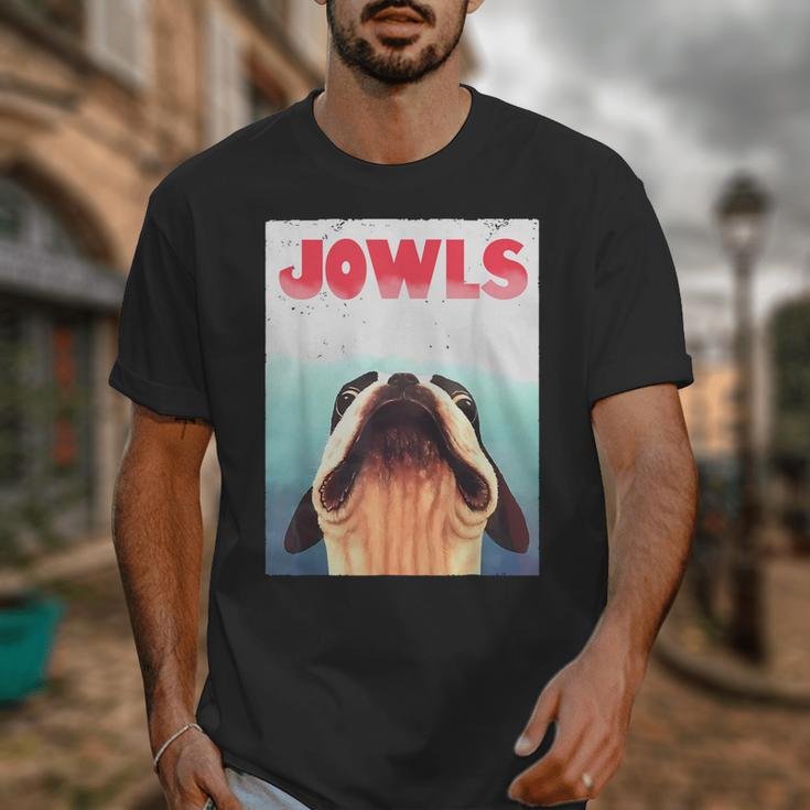 Boston Terriers Jowls Dog Mom Dog Dad Unisex T-Shirt, Couple Gifts, Mom Gifts, funny design
