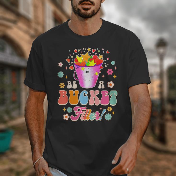 Be A Bucket Filler Teacher Teaching Groovy Back To School For Men Women Unisex T-Shirt, Groovy Teacher Gifts, funny design Be A Bucket Filler Teacher Teaching Groovy Back To School For Men Women Unisex T-Shirt, Groovy Teacher Gifts, funny design