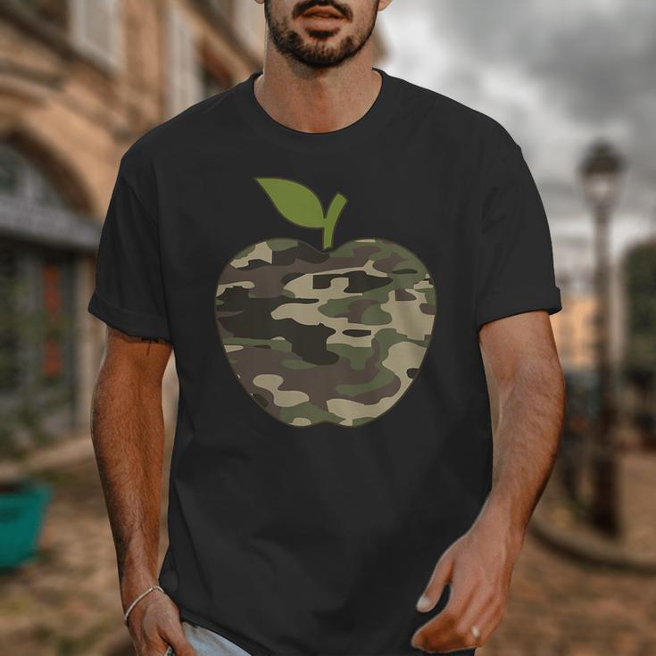 Camo Apple Camouflage Clothing School Student Camo Teacher Men Women Kids Unisex T-Shirt, funny design Camo Apple Camouflage Clothing School Student Camo Teacher Men Women Kids Unisex T-Shirt, funny design