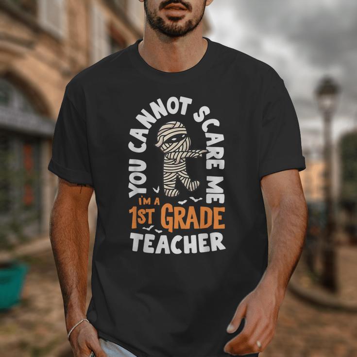 You Cannot Scare Me Im A Teacher 1st Grade Halloween Teacher Men Women Kids Unisex T-Shirt, funny design You Cannot Scare Me Im A Teacher 1st Grade Halloween Teacher Men Women Kids Unisex T-Shirt, funny design